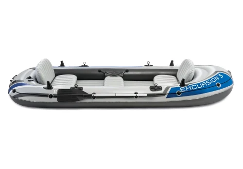 قایق بادی 5 نفره اکسکروشن اینتکس Excursion 5 Boat Set 68325 Intex