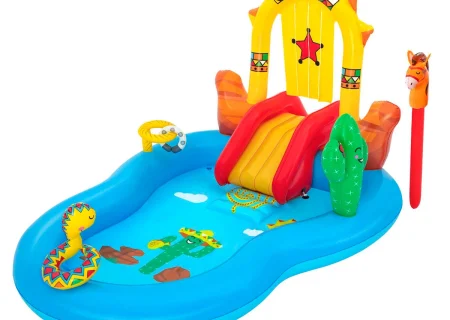 استخر بادی سرسره دار طرح جدید بست وی 53118 bestway