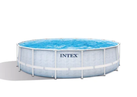 استخر پیش ساخته 488 x 122 cm Kit Piscine Prism Frame Chevron اینتکس 26746 Intex