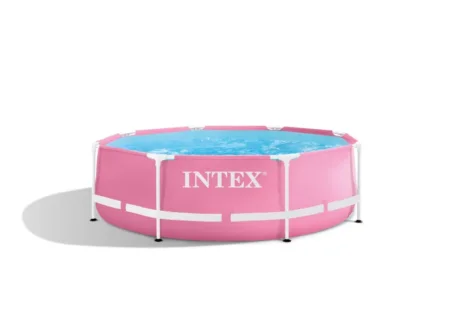 استخر فریمی طرح باربی صورتی 244*76 اینتکس 28290 Intex
