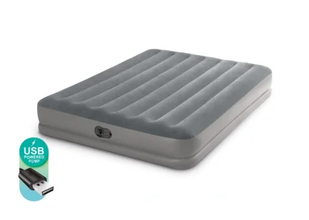 تخت خواب بادی دو نفره با پمپ USB 64114 Intex