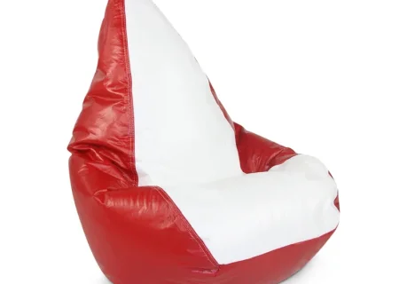 مبل شنی هپی چیر چرم قرمز hcr-62345